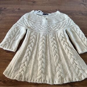 Ladies Gap peasant style knit sweater Y2K